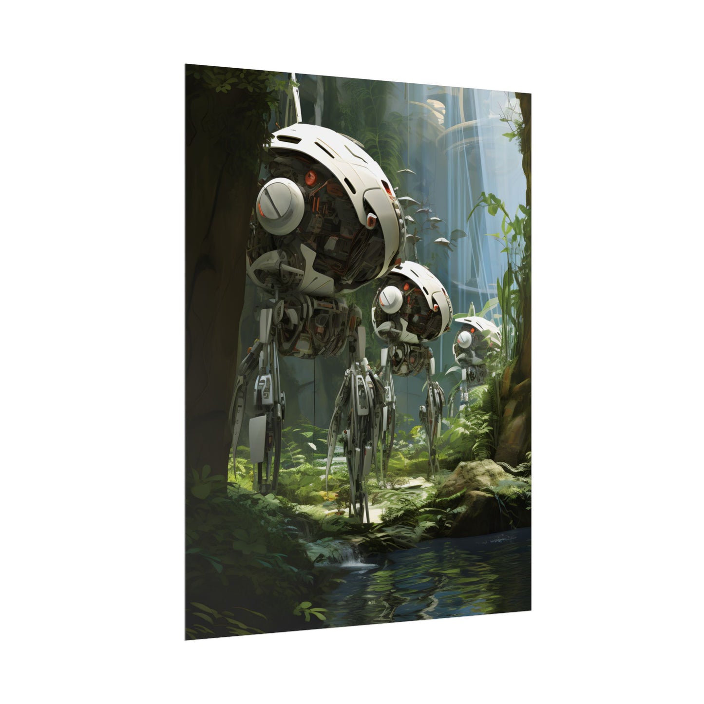 A haven for wildlife, powered by artificial intelligence - Robotic Sanctuary - Poster