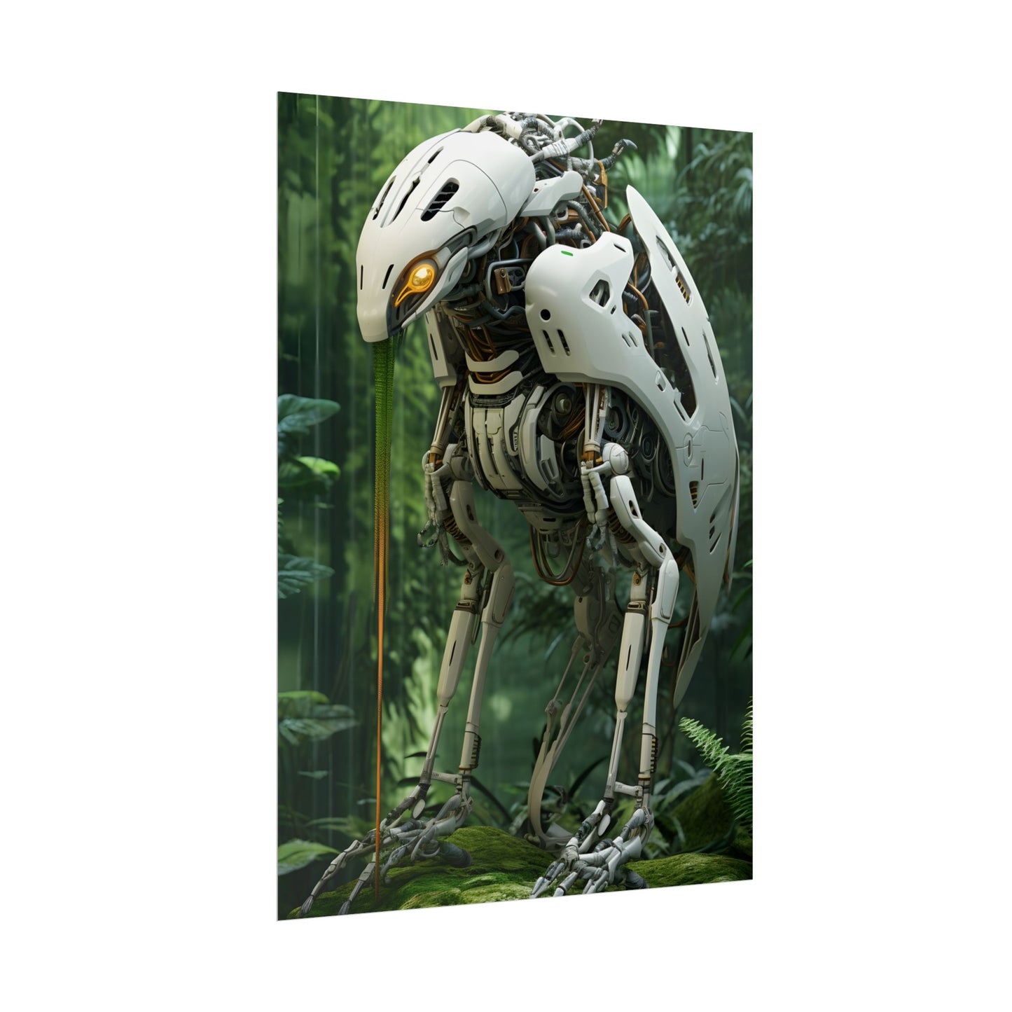 Robotic Wildlife Sanctuary: Six-Legged Creature Oasis - Poster