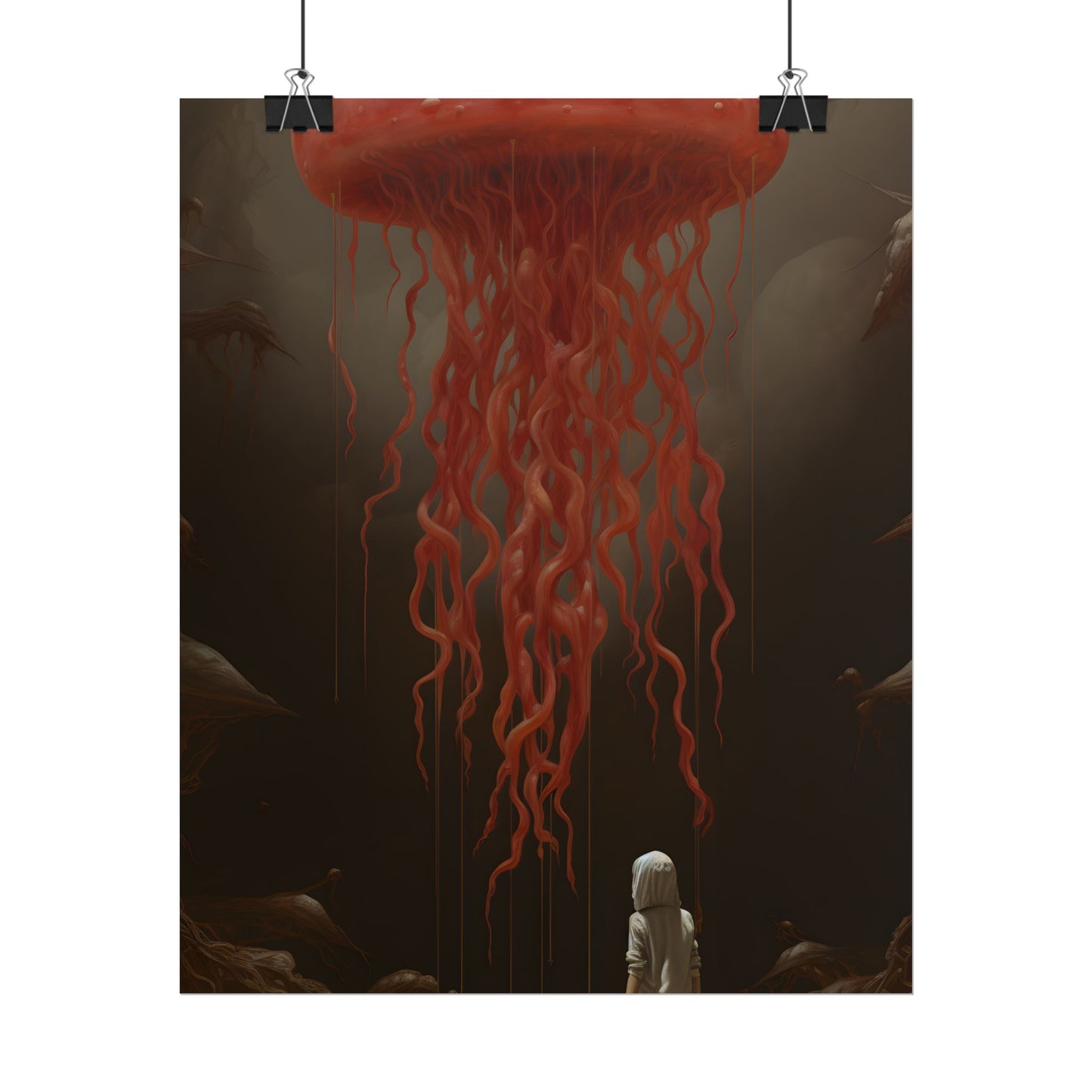 Serious Book Cover Art: Illustrative Masterpiece - Poster