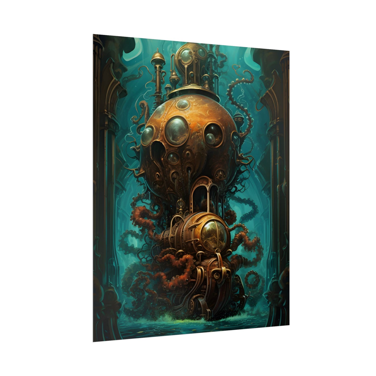 Underwater Steampunk Odyssey: A Captain Nemos Adventure - Poster