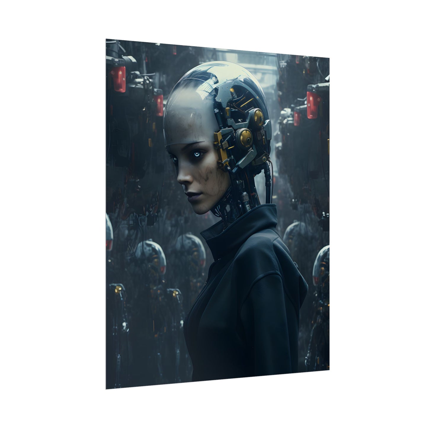A group of charismatic thieves pull off a daring robotic art heist - Action - Poster