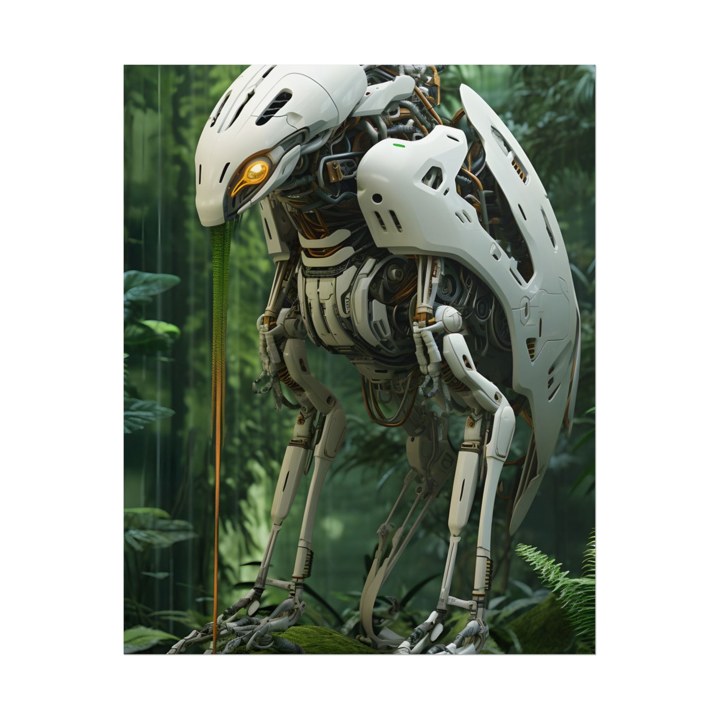 Robotic Wildlife Sanctuary: Six-Legged Creature Oasis - Poster