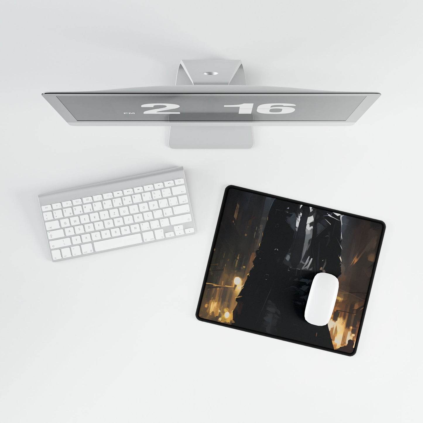 Urban Fantasy Detective: Mystery in City Streets - Desk Mat