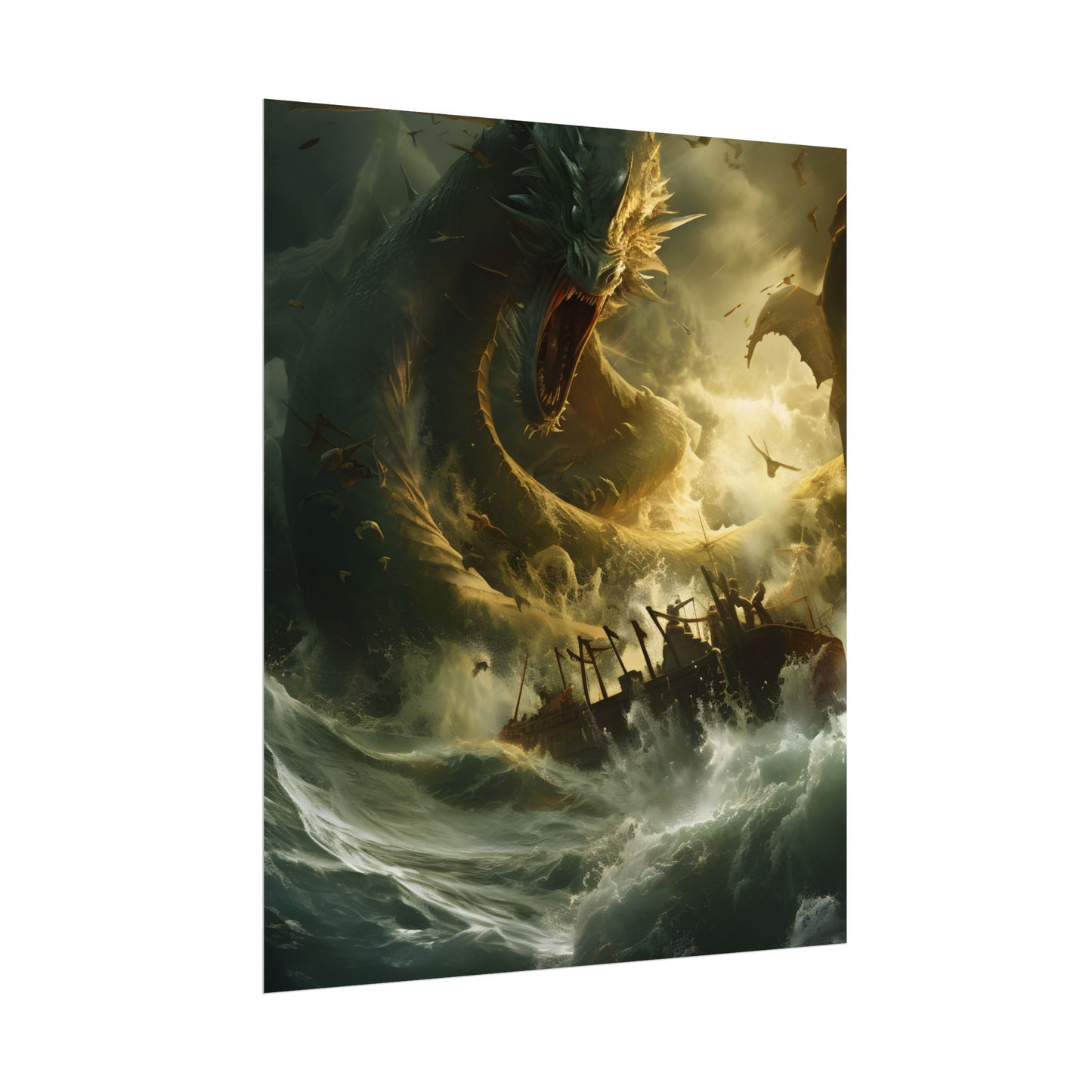 Ancient Mythical Sea Monsters: Fearsome Creatures of Legend - Poster