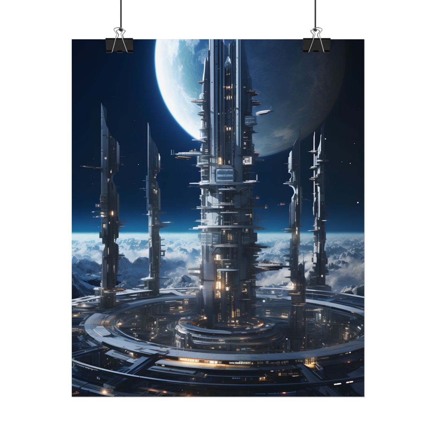 Aetherial Space Station: Isolated Horizon - Poster