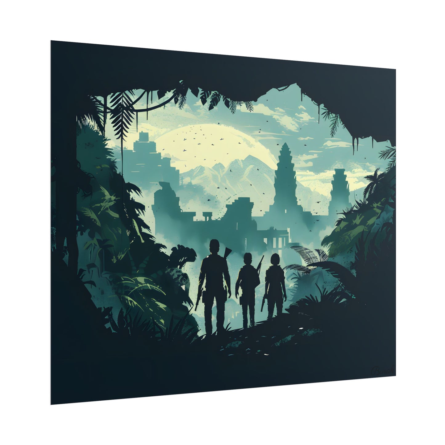 Adventurous Pair: Heroes by Side - Poster