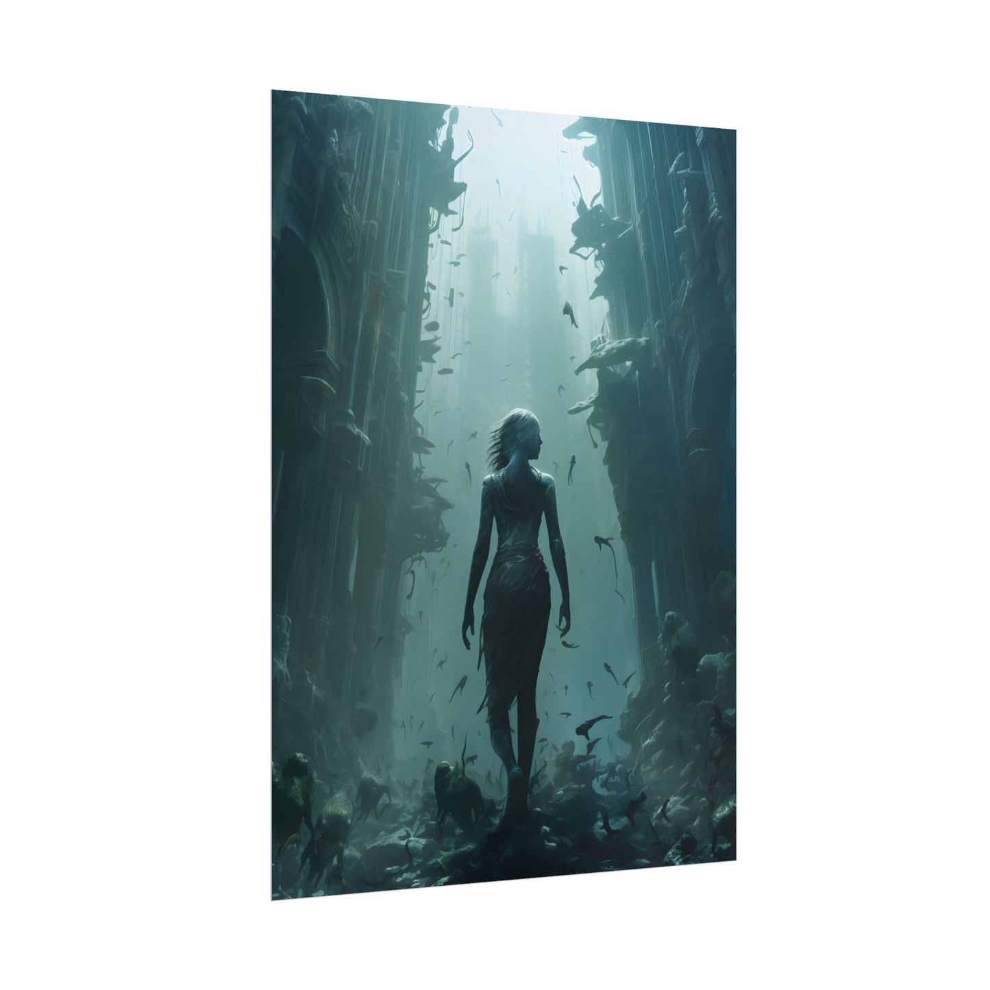 Ancient Underwater City: Hidden Ruins - Poster