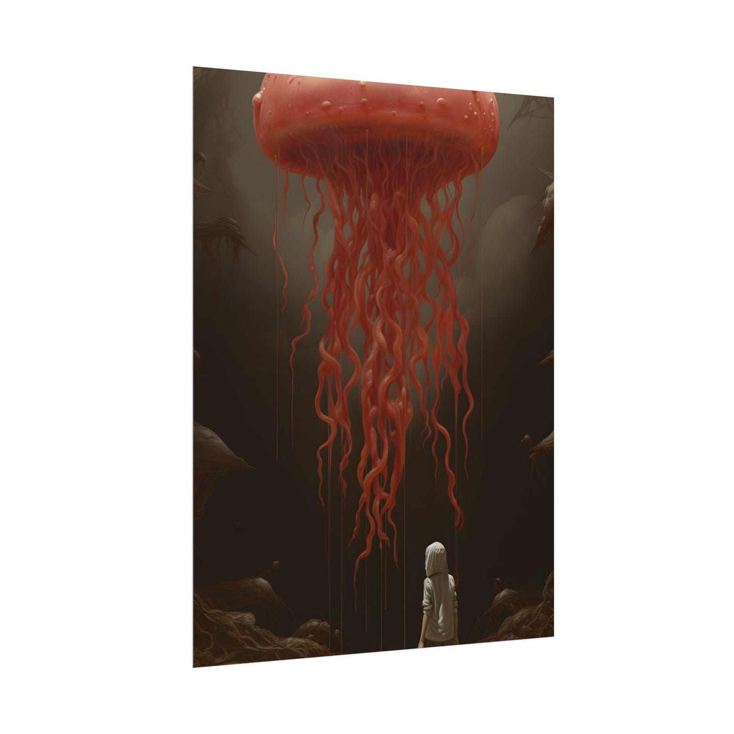 Serious Book Cover Art: Illustrative Masterpiece - Poster