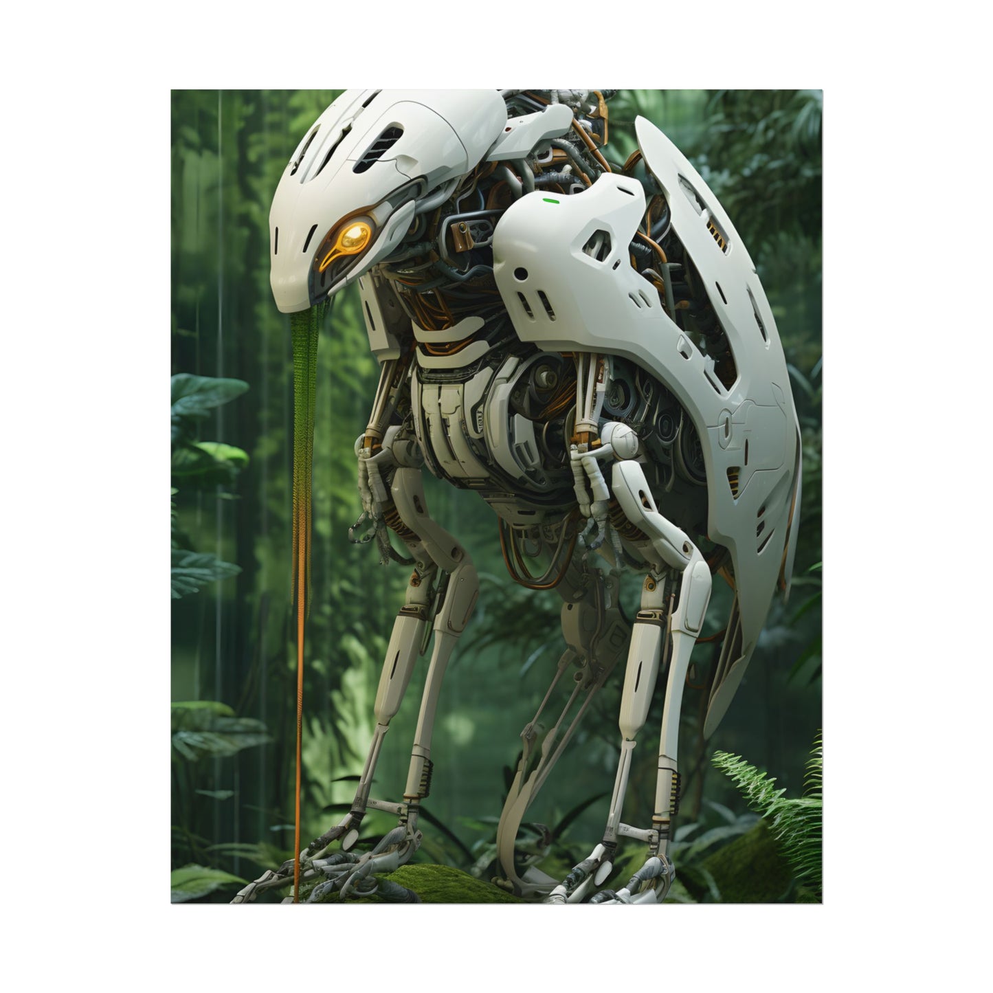 Robotic Wildlife Sanctuary: Six-Legged Creature Oasis - Poster