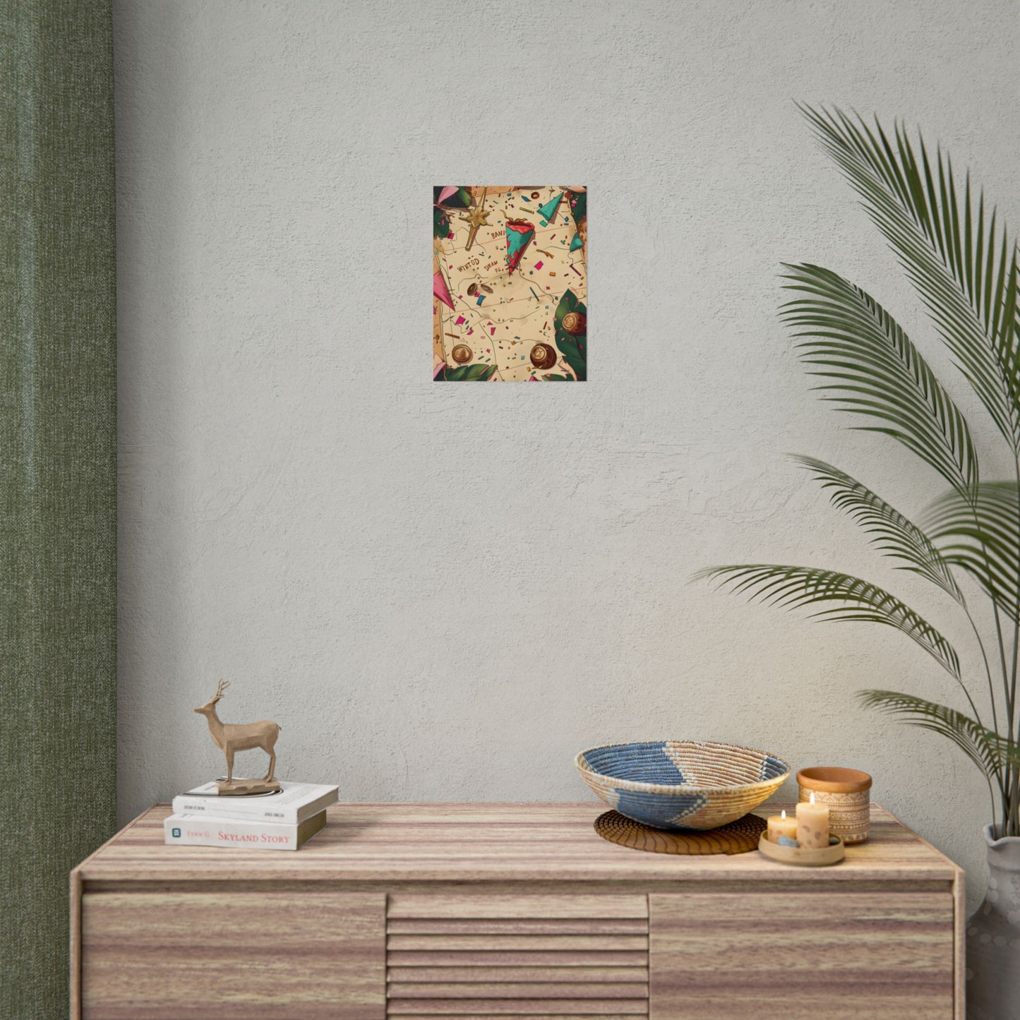 Whimsical Portrait with a Large Nose - Poster
