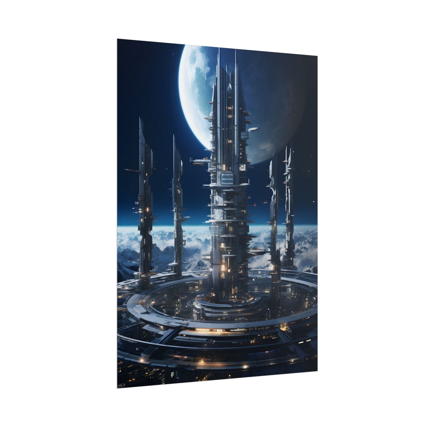 Aetherial Space Station: Isolated Horizon - Poster