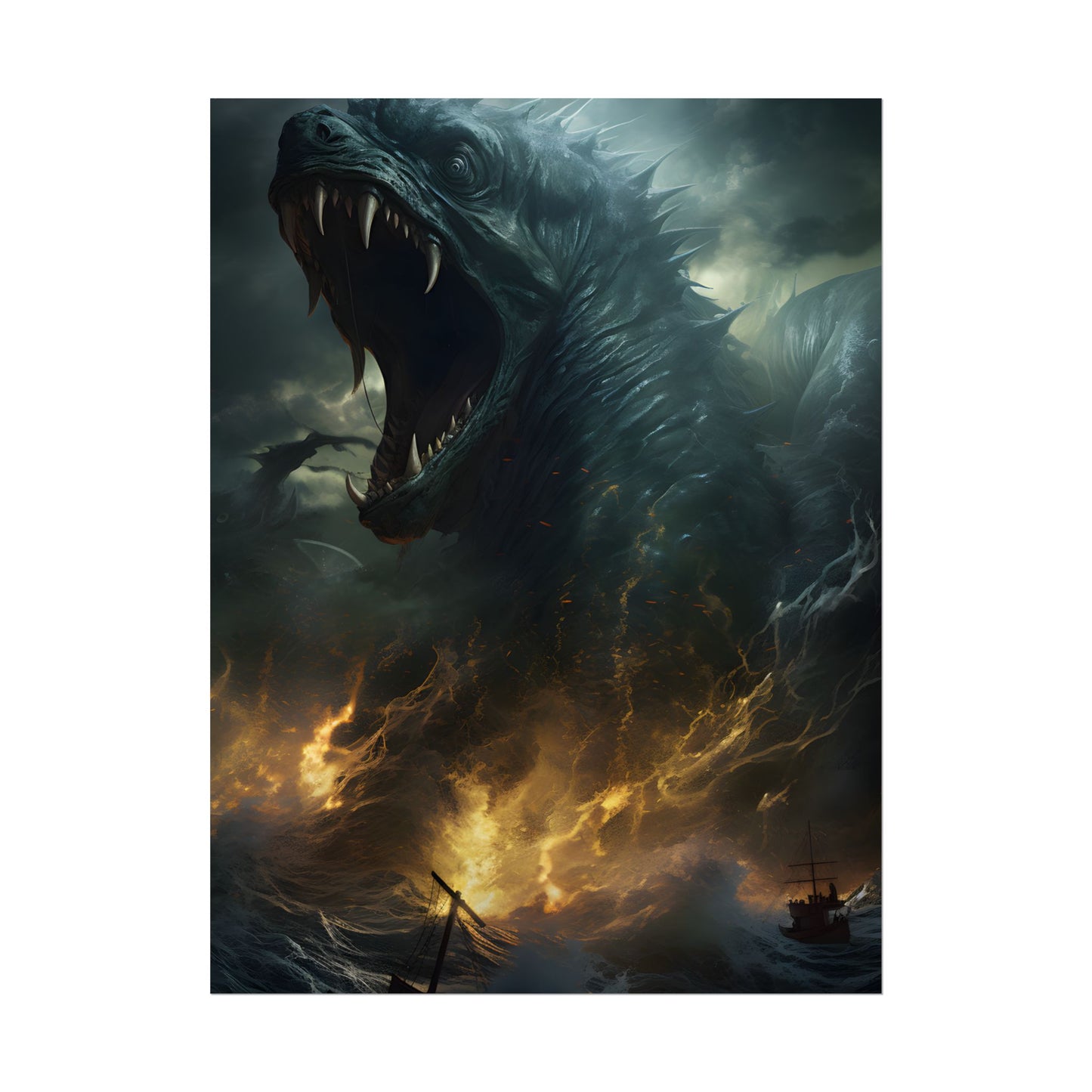 Ancient Sea Monsters: Mythical Creatures of Legend - Poster