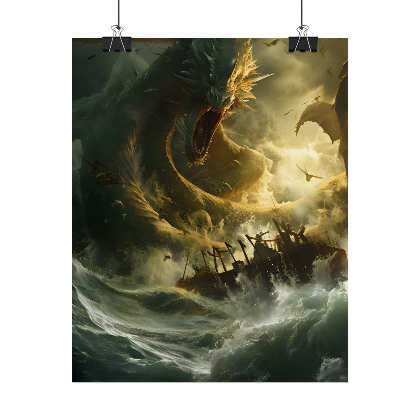 Ancient Mythical Sea Monsters: Fearsome Creatures of Legend - Poster