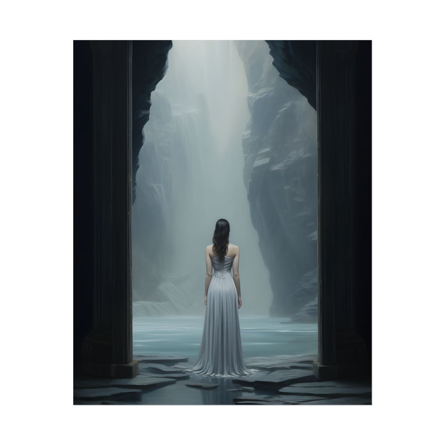 Serenity in Nature: Tranquil Outdoor Scene - Poster