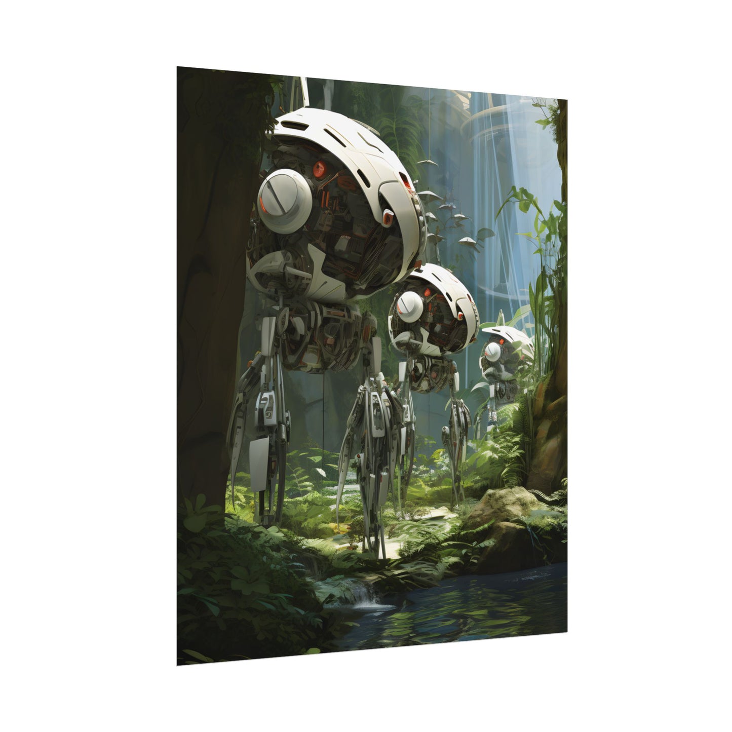A haven for wildlife, powered by artificial intelligence - Robotic Sanctuary - Poster