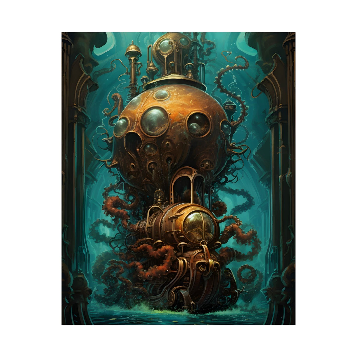 Underwater Steampunk Odyssey: A Captain Nemos Adventure - Poster