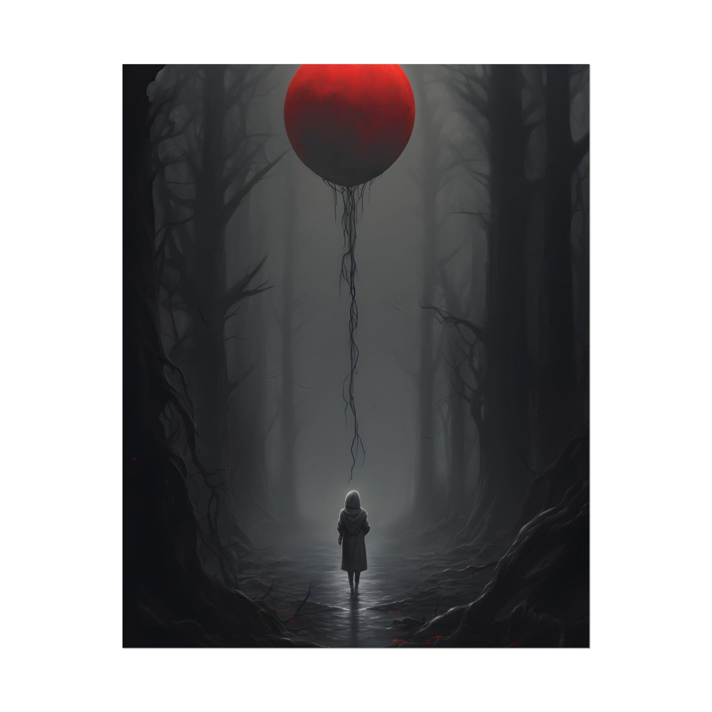 Youthful Moment: A Young Man in Nature's Outdoors - Poster