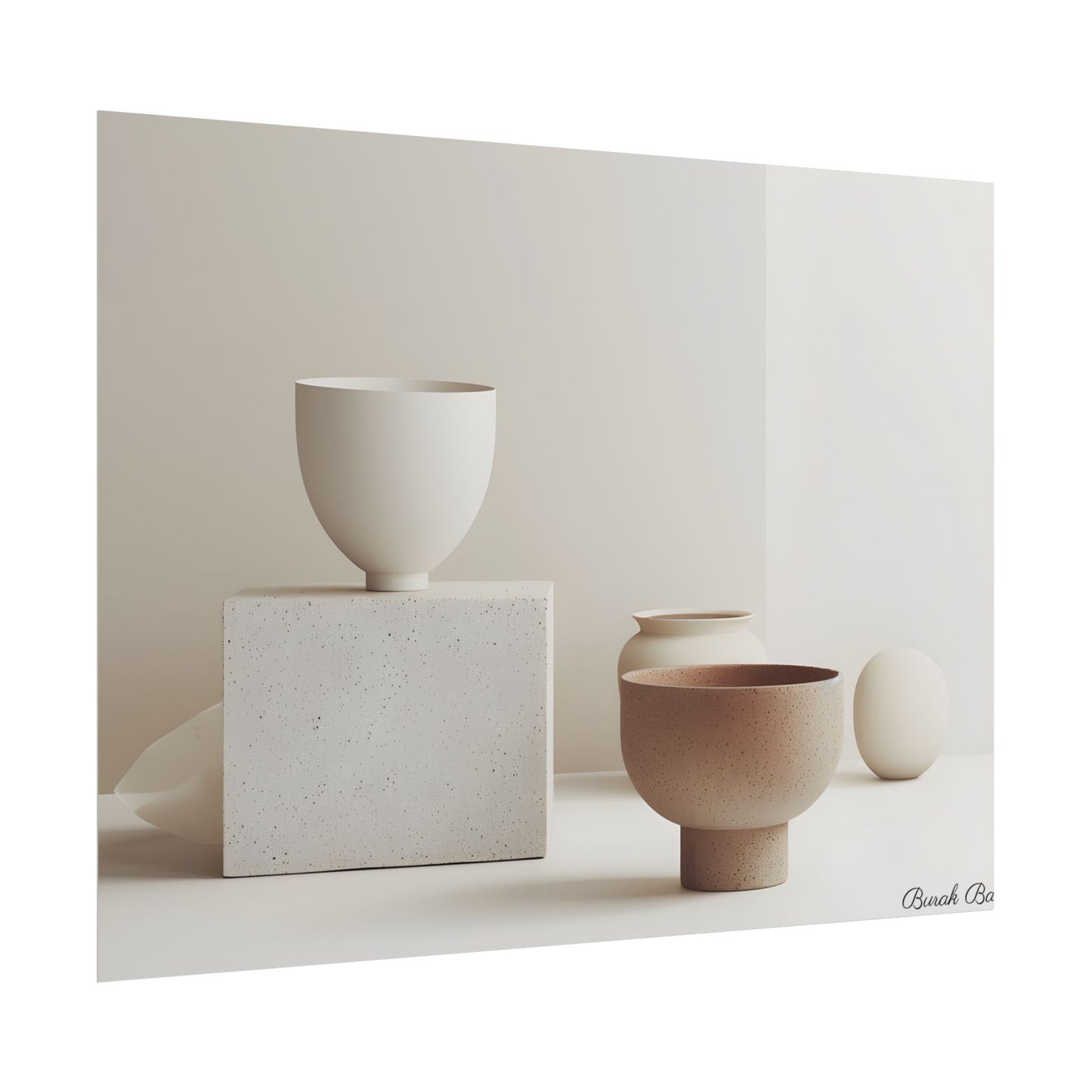 Minimalist Modern Geometry: Artwork Design Product - Poster