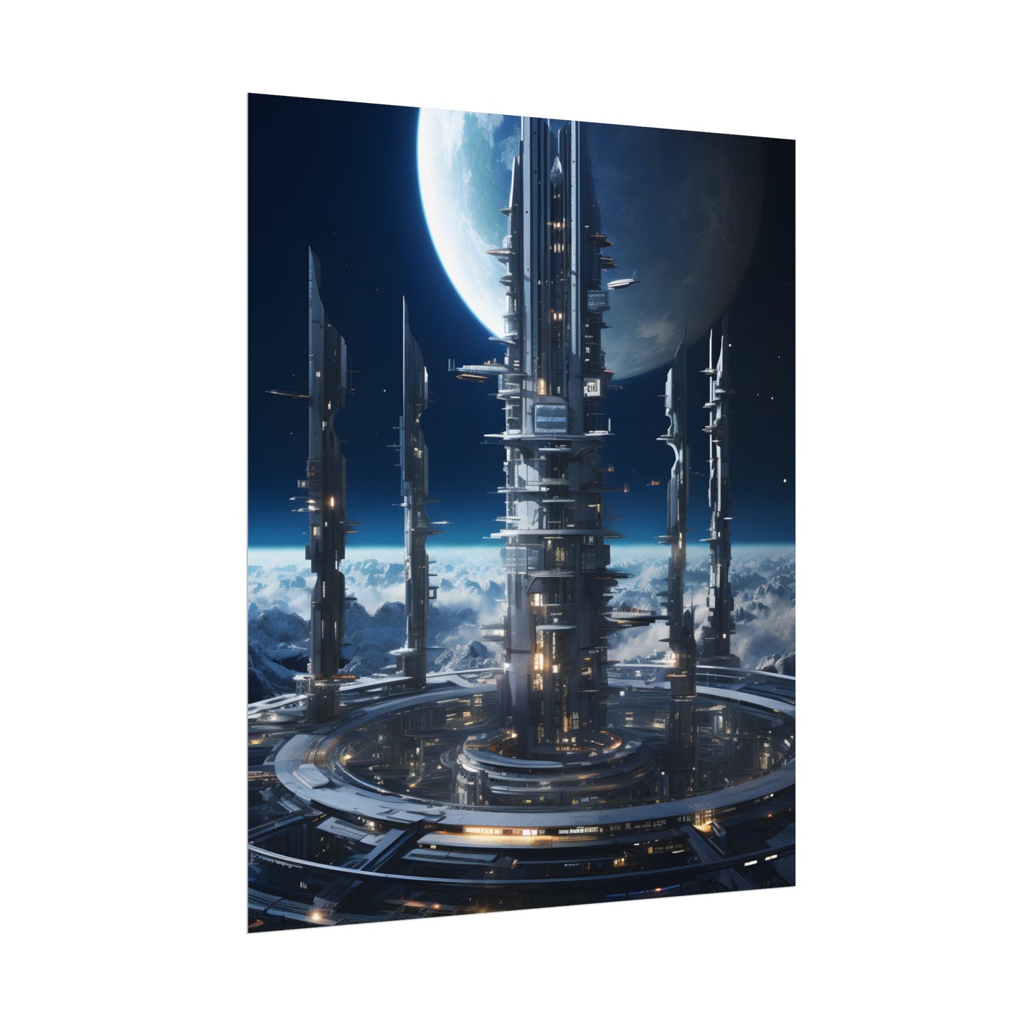 Aetherial Space Station: Isolated Horizon - Poster