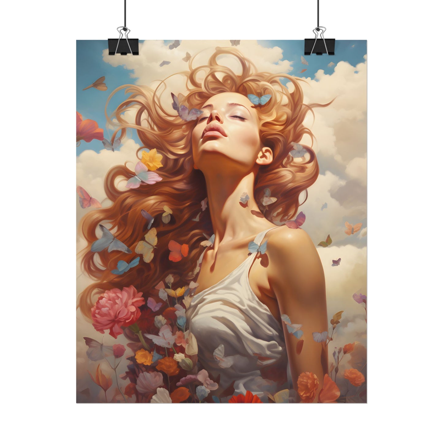 Vibrant Outdoor Cafe: Relaxed Atmosphere Artwork - Poster