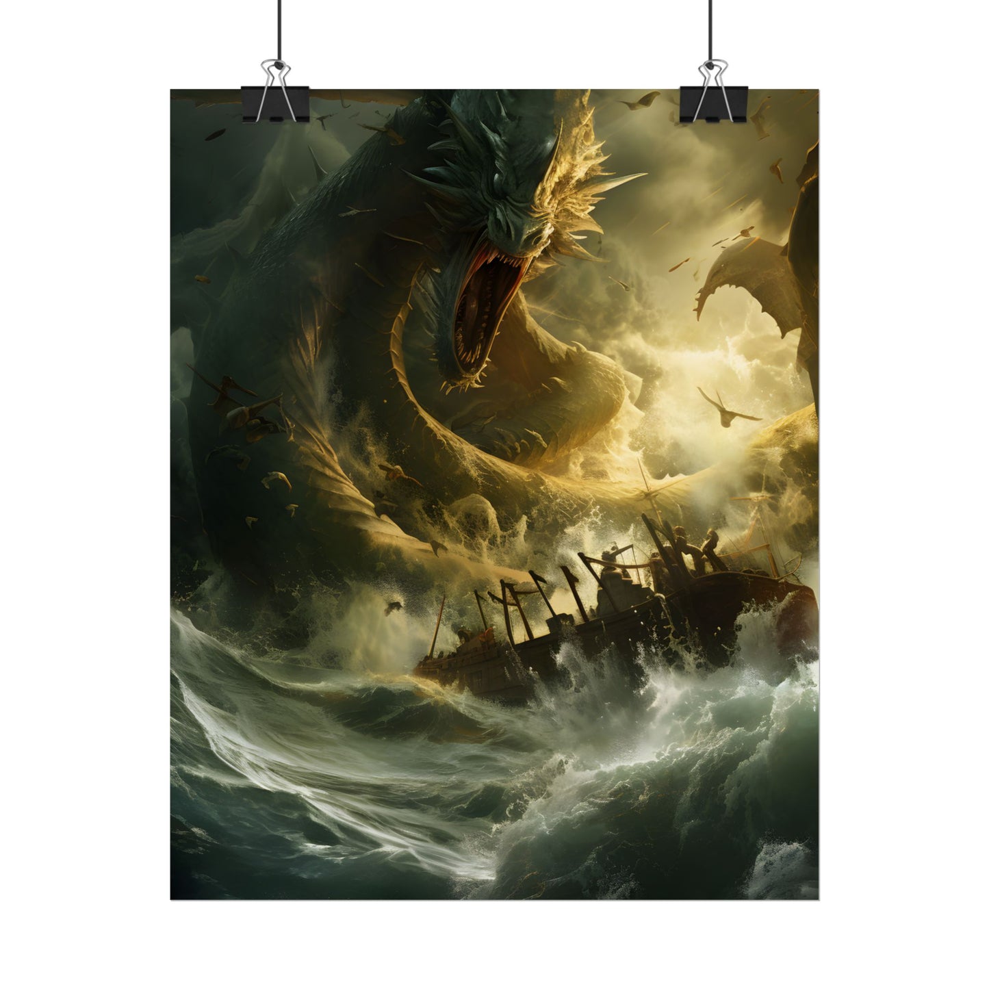 Ancient Mythical Sea Monsters: Fearsome Creatures of Legend - Poster