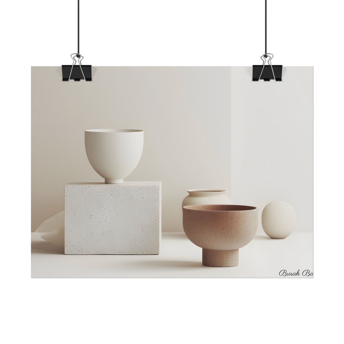 Minimalist Modern Geometry: Artwork Design Product - Poster