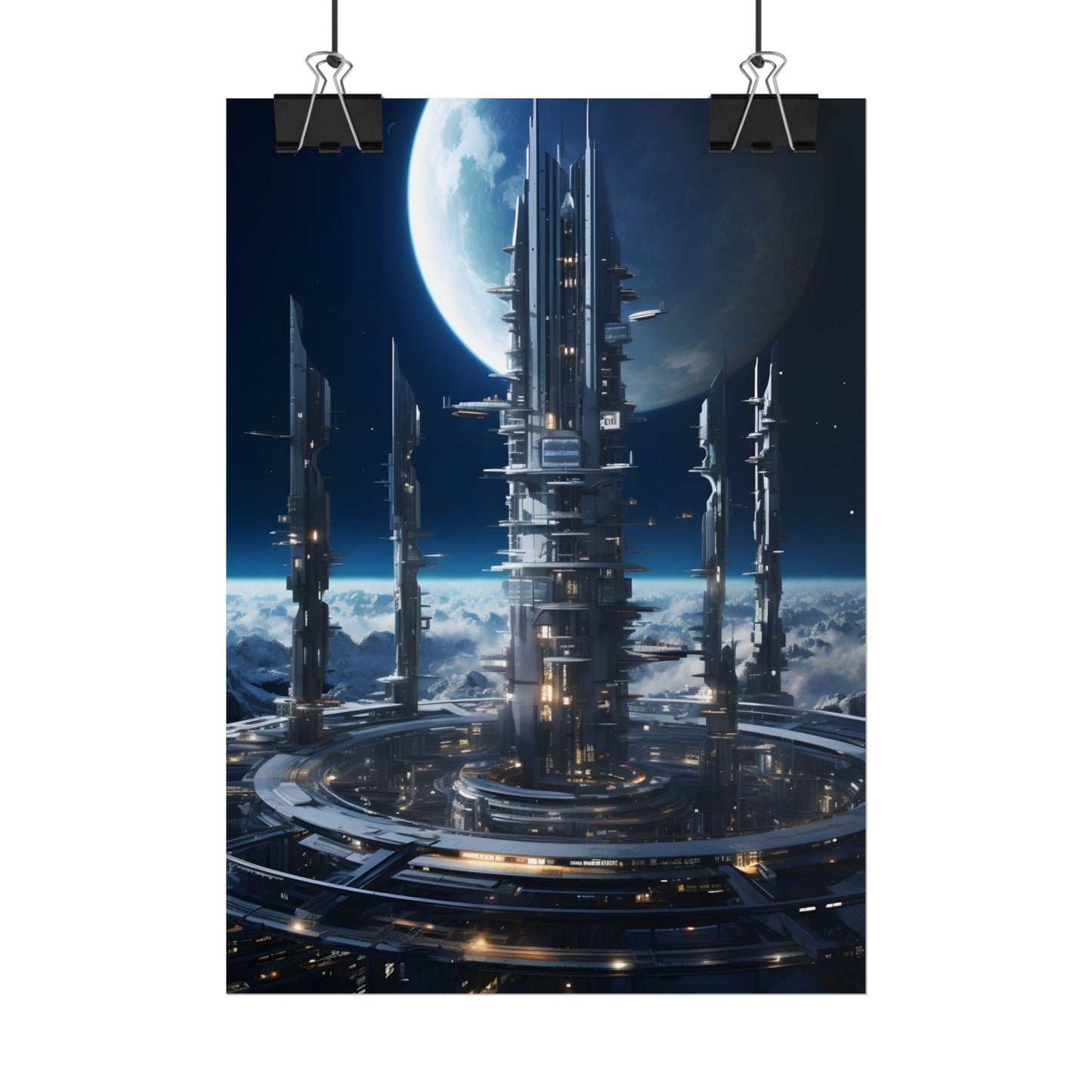 Aetherial Space Station: Isolated Horizon - Poster