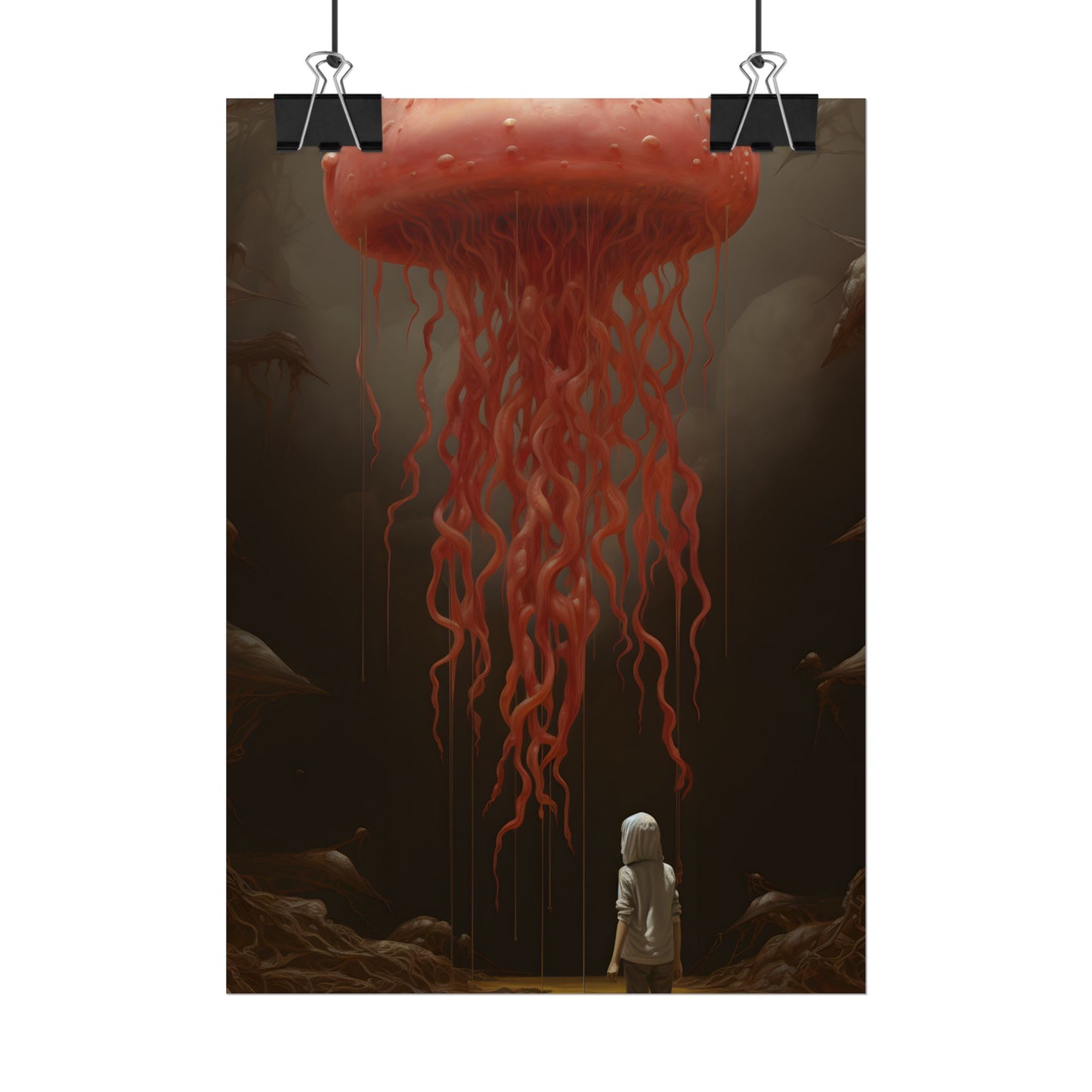 Serious Book Cover Art: Illustrative Masterpiece - Poster