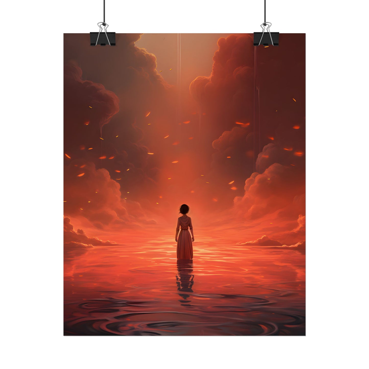 Vibrant Sunflower in Full Bloom: Outdoor Artwork - Poster
