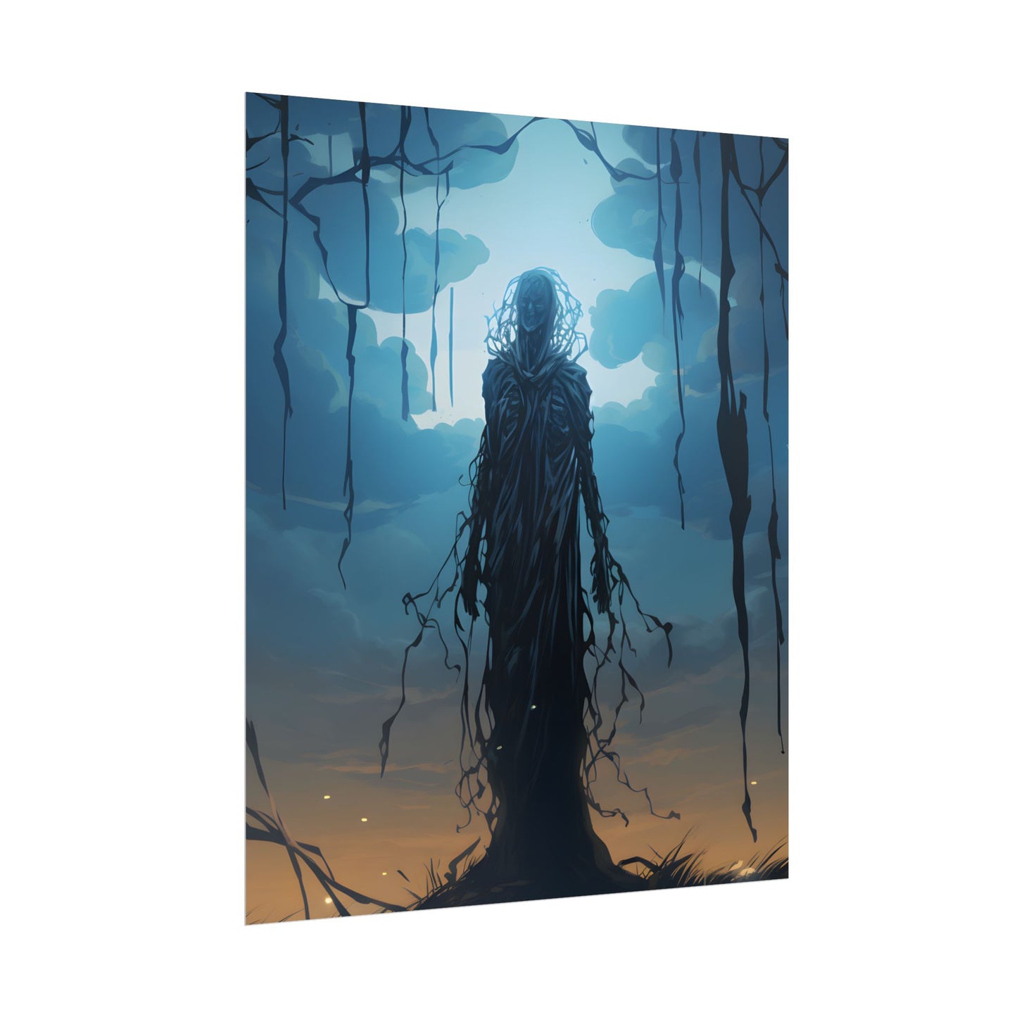Writing Utensil Artwork: Creative Expression Above Paper - Poster