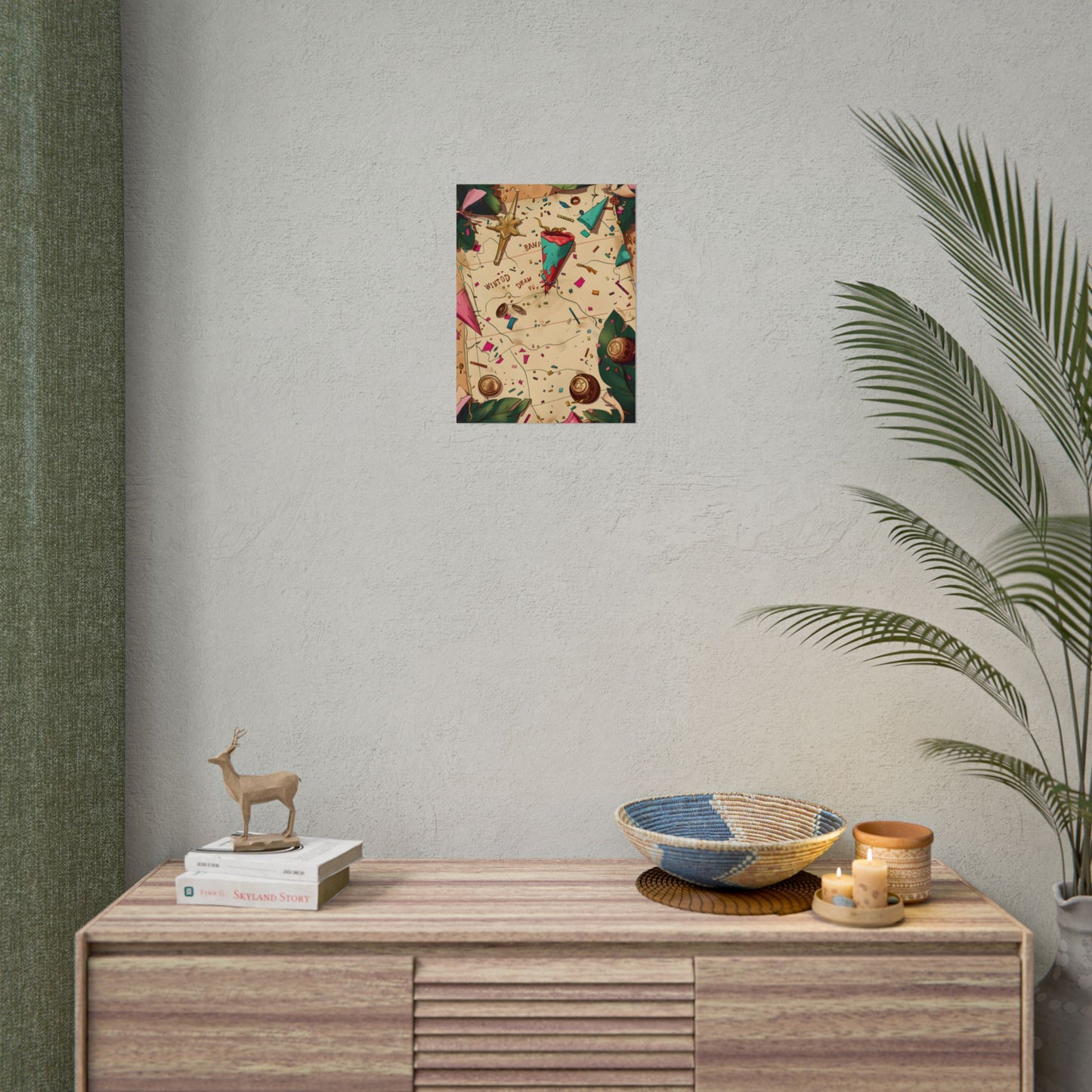Whimsical Portrait with a Large Nose - Poster