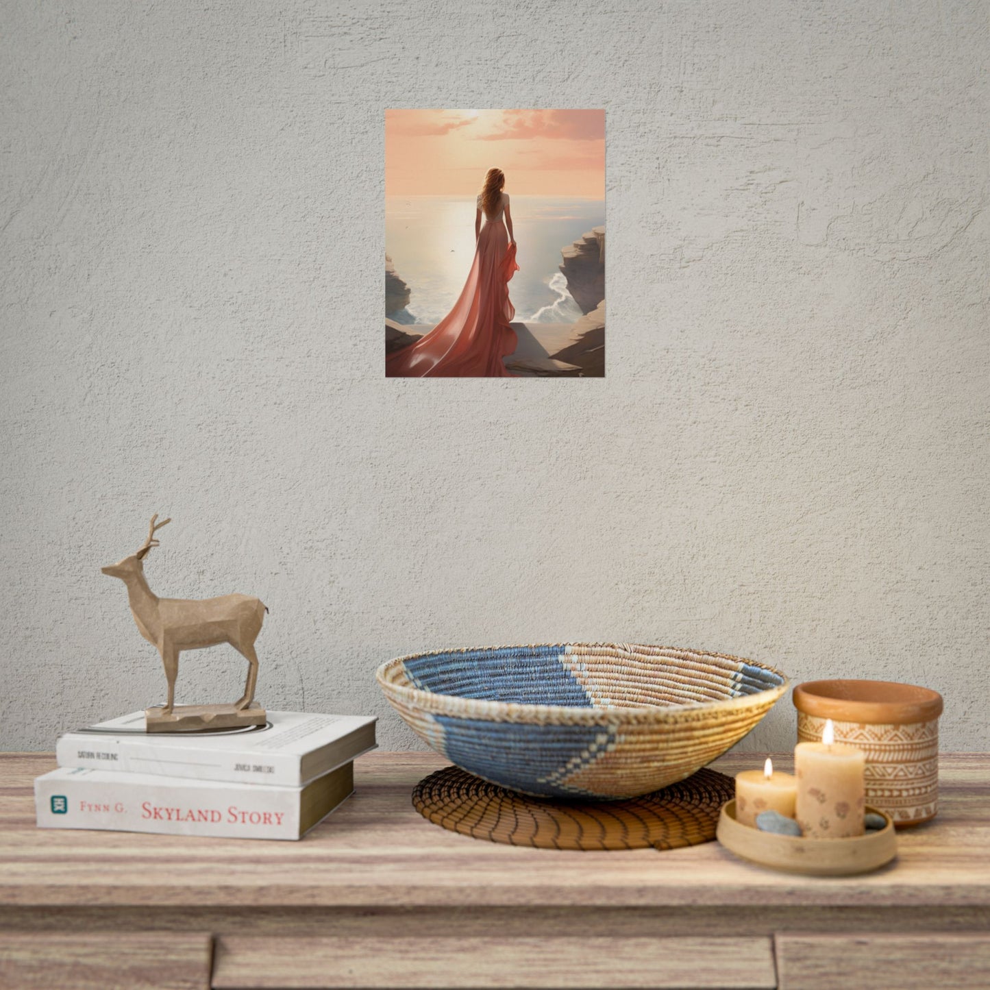Studio Reflections: Moody Indoor Landscape - Poster