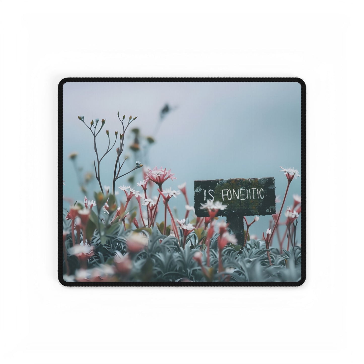 Serene Outdoor Moment: Soft Focus Art - Desk Mat