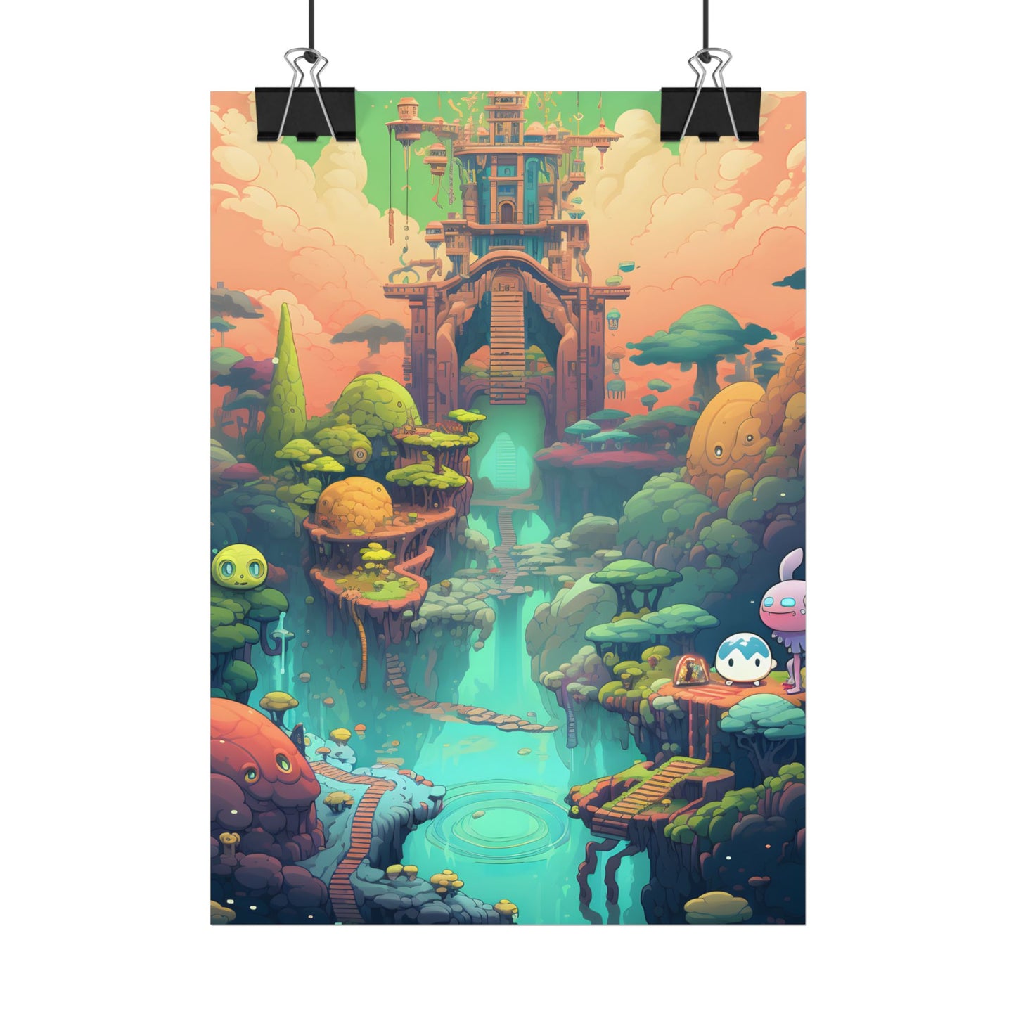 Gamified Pixel Pets: Colorful Cyber Companions - Poster