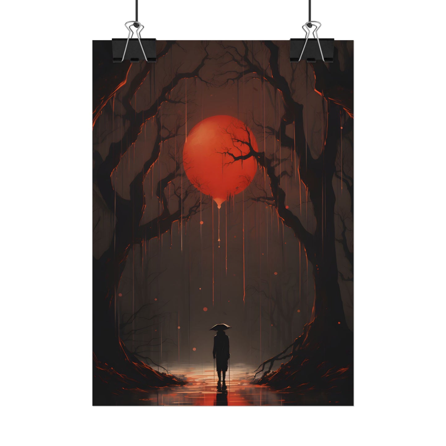 Candid Moment: Intimate Indoor Artwork - Poster