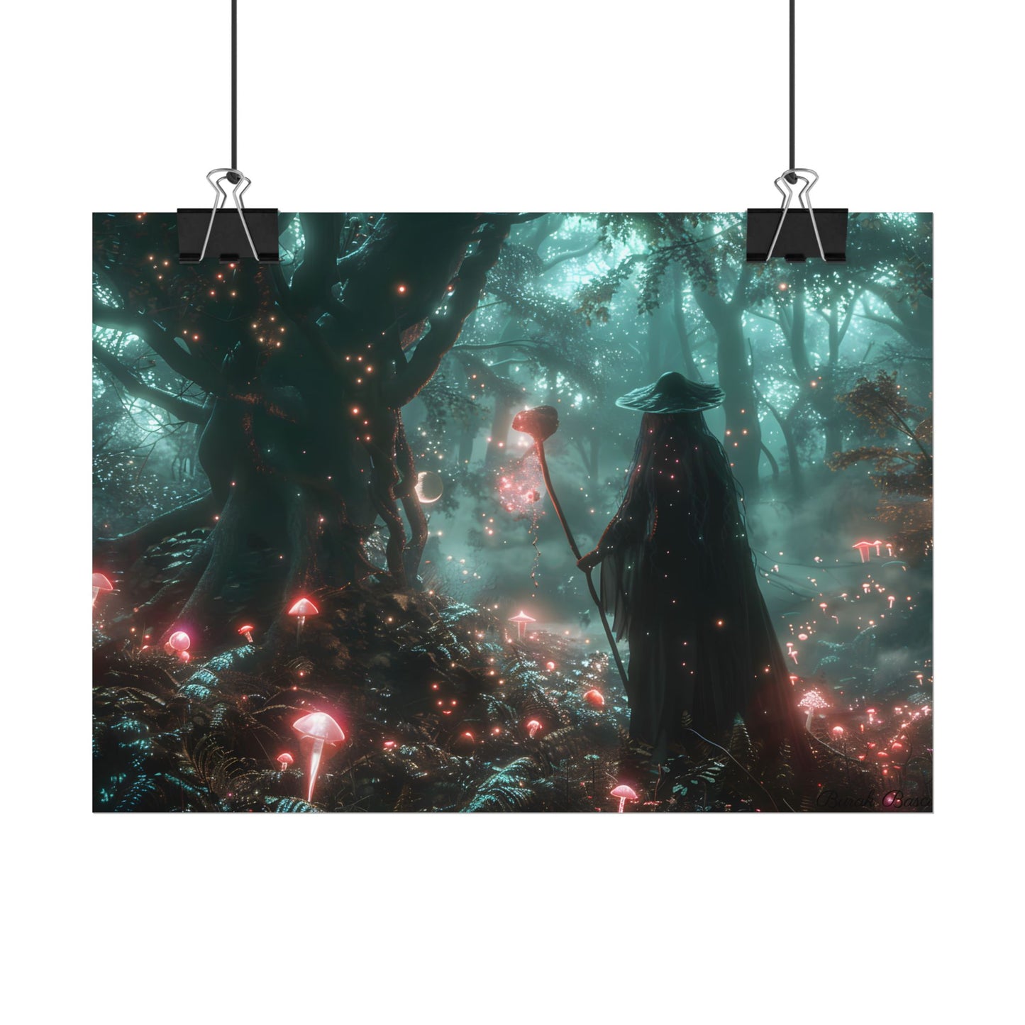 Whispers of Magic in Enchanted Woods: A Mysterious Encounter with the Witch - Poster
