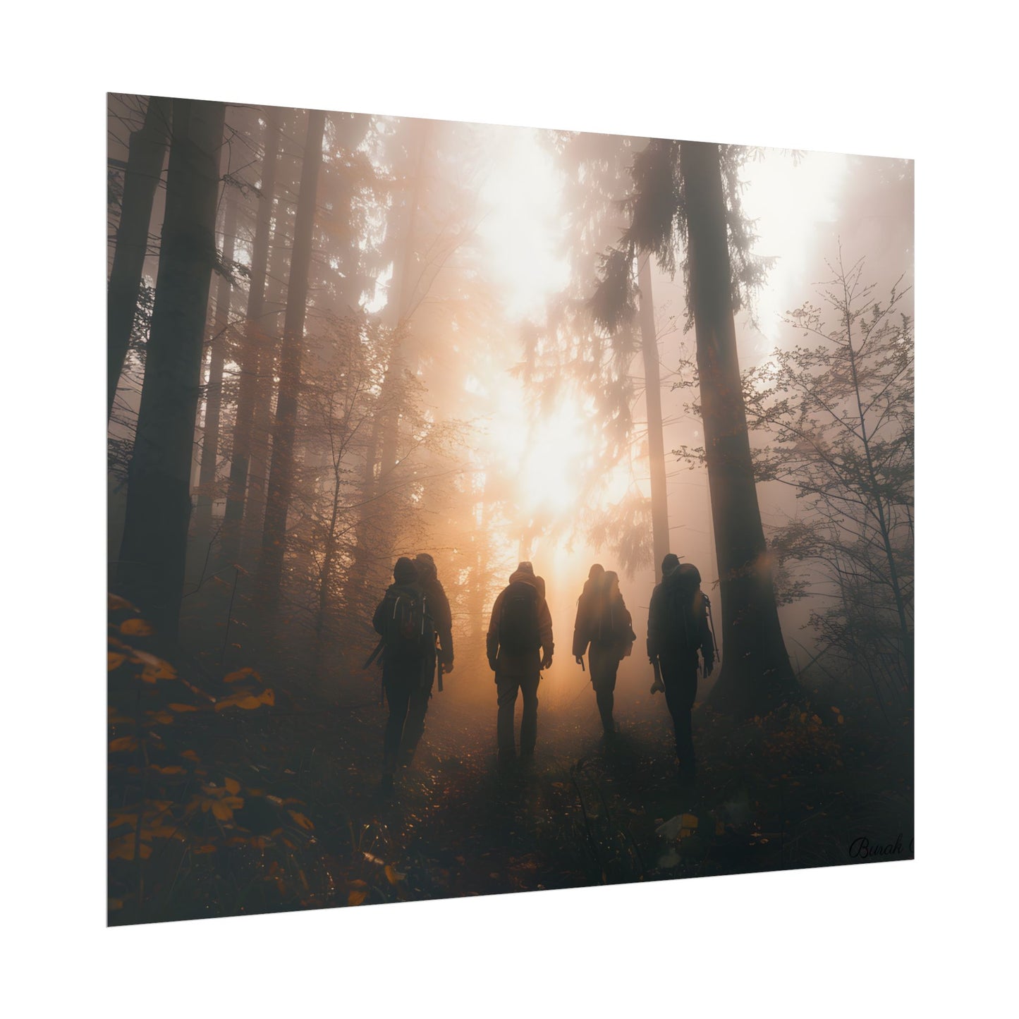 Adventure Through The Mysterious Forest: Group Expedition - Poster