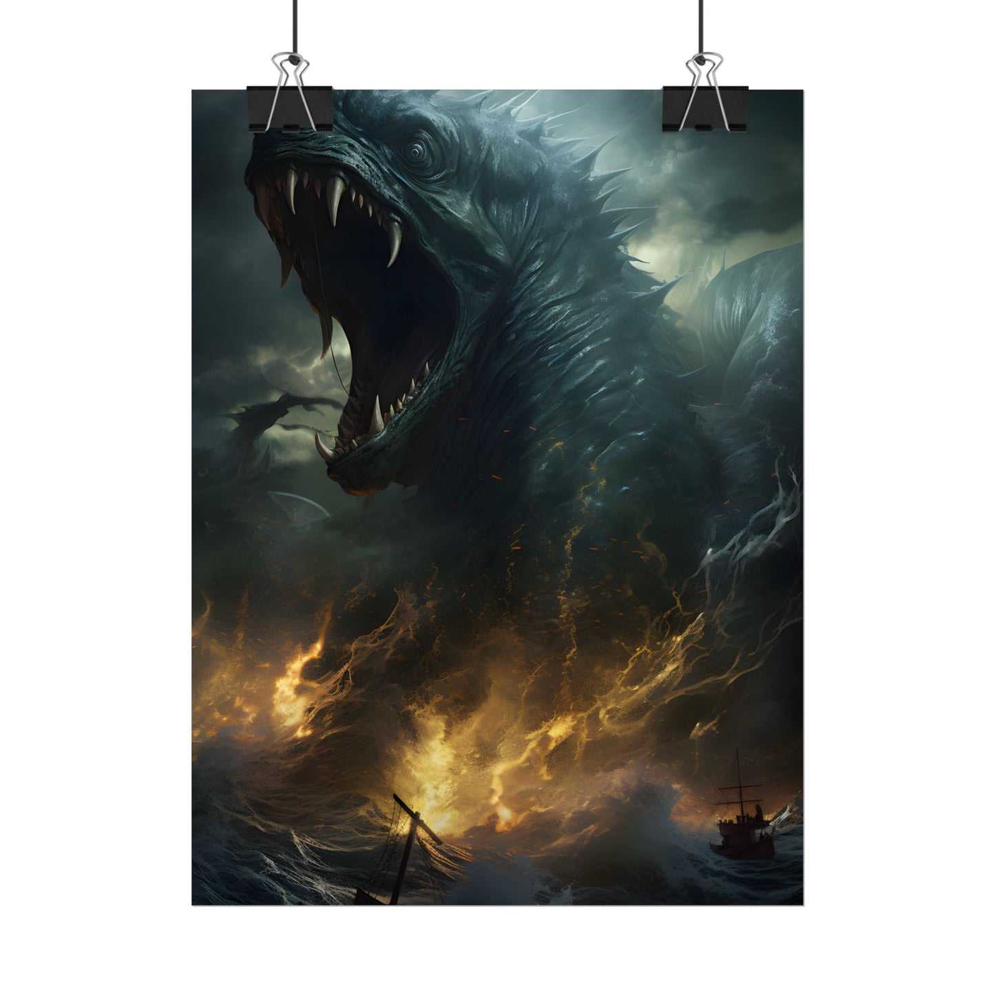Ancient Sea Monsters: Mythical Creatures of Legend - Poster