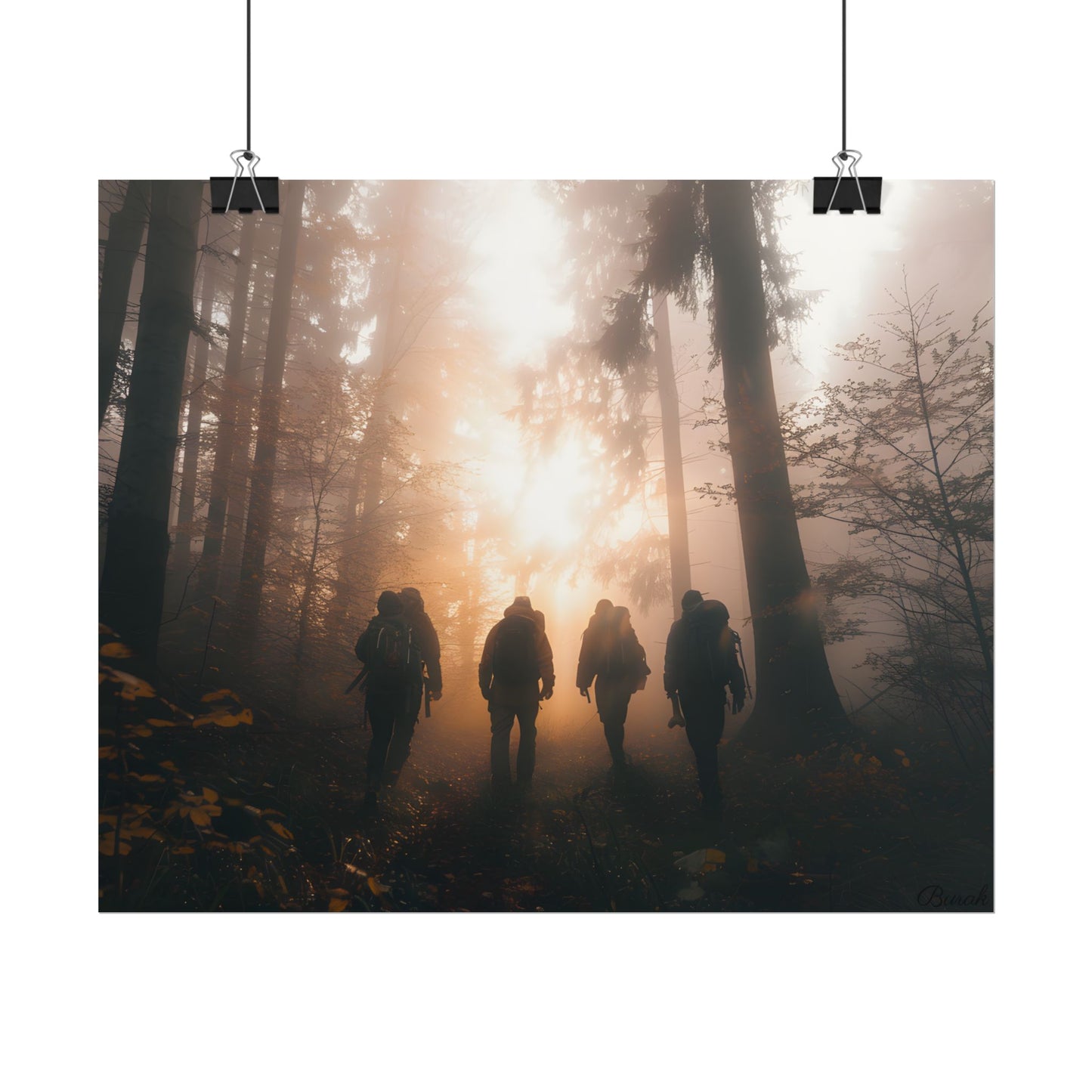 Adventure Through The Mysterious Forest: Group Expedition - Poster