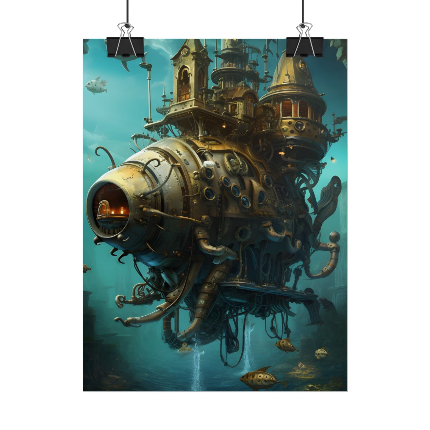 Steampunk Oceanic Adventure: Sailors on the High Seas - Poster