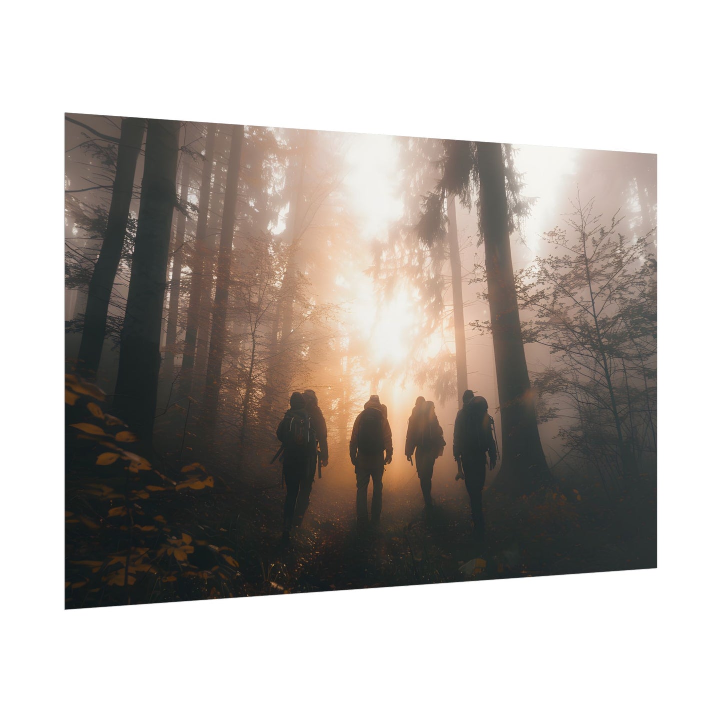 Adventure Through The Mysterious Forest: Group Expedition - Poster