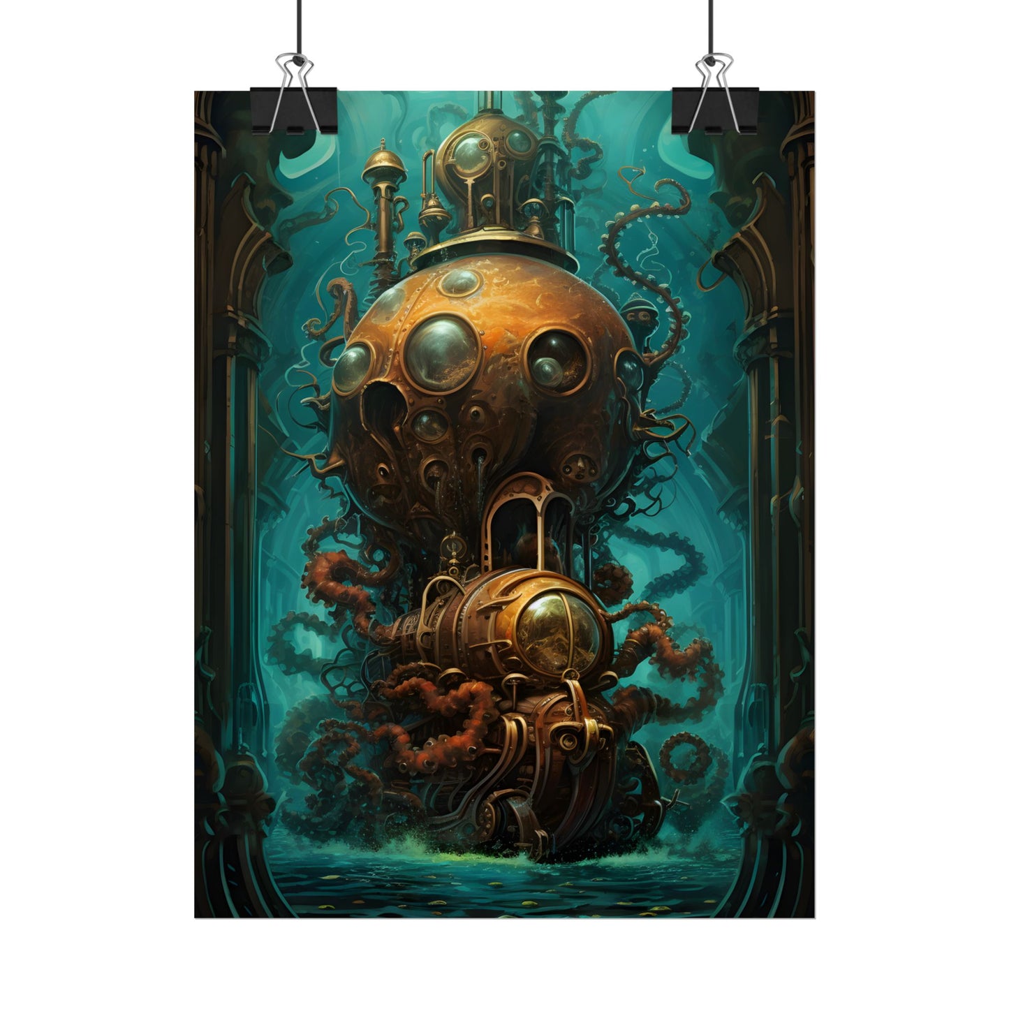 Underwater Steampunk Odyssey: A Captain Nemos Adventure - Poster