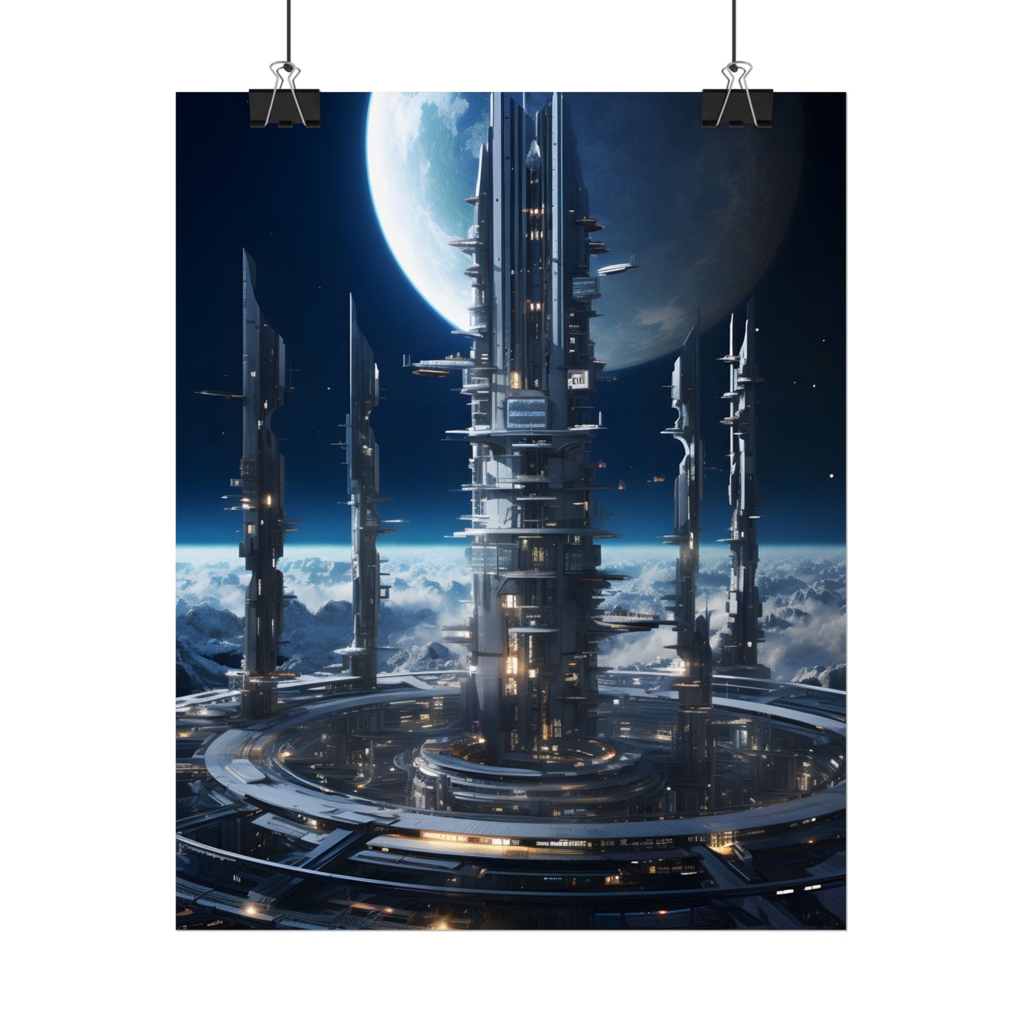 Aetherial Space Station: Isolated Horizon - Poster