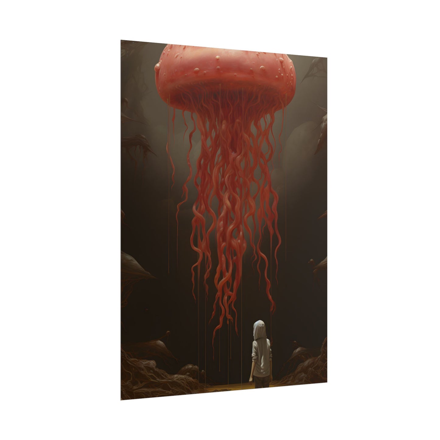 Serious Book Cover Art: Illustrative Masterpiece - Poster