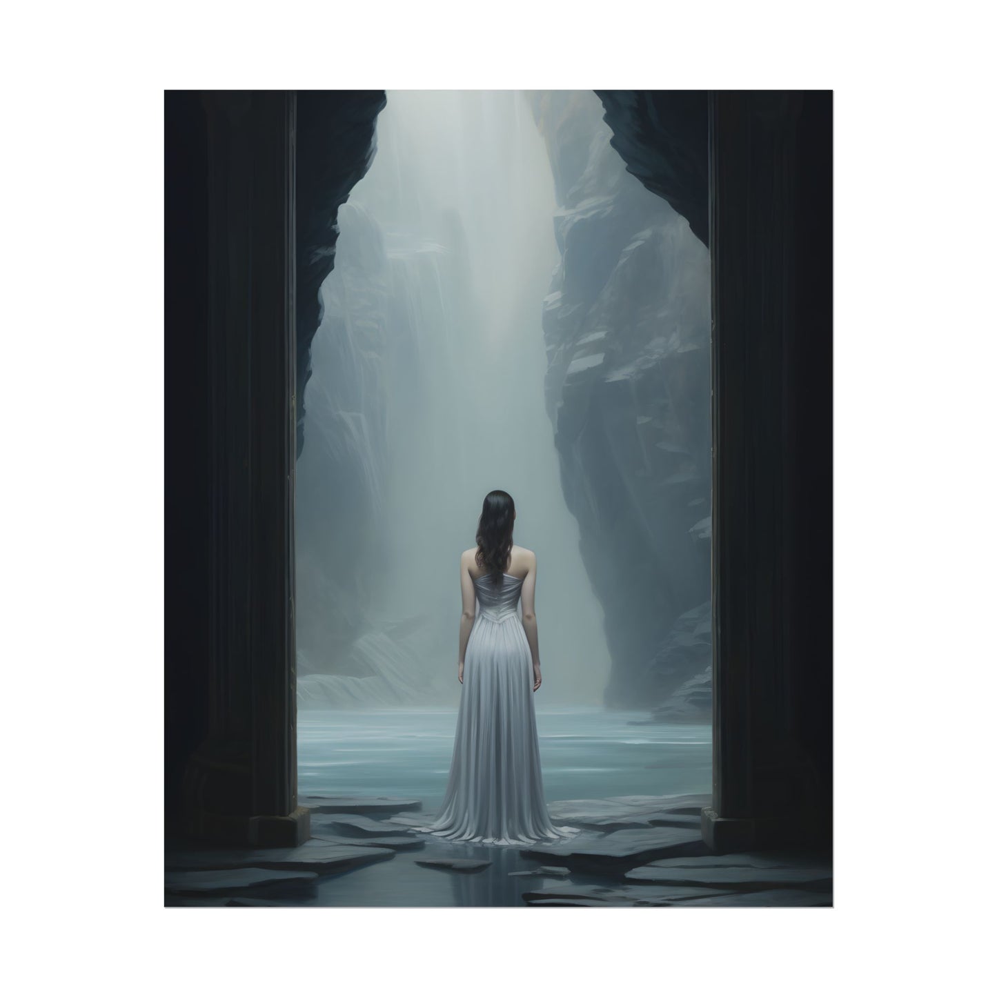 Serenity in Nature: Tranquil Outdoor Scene - Poster