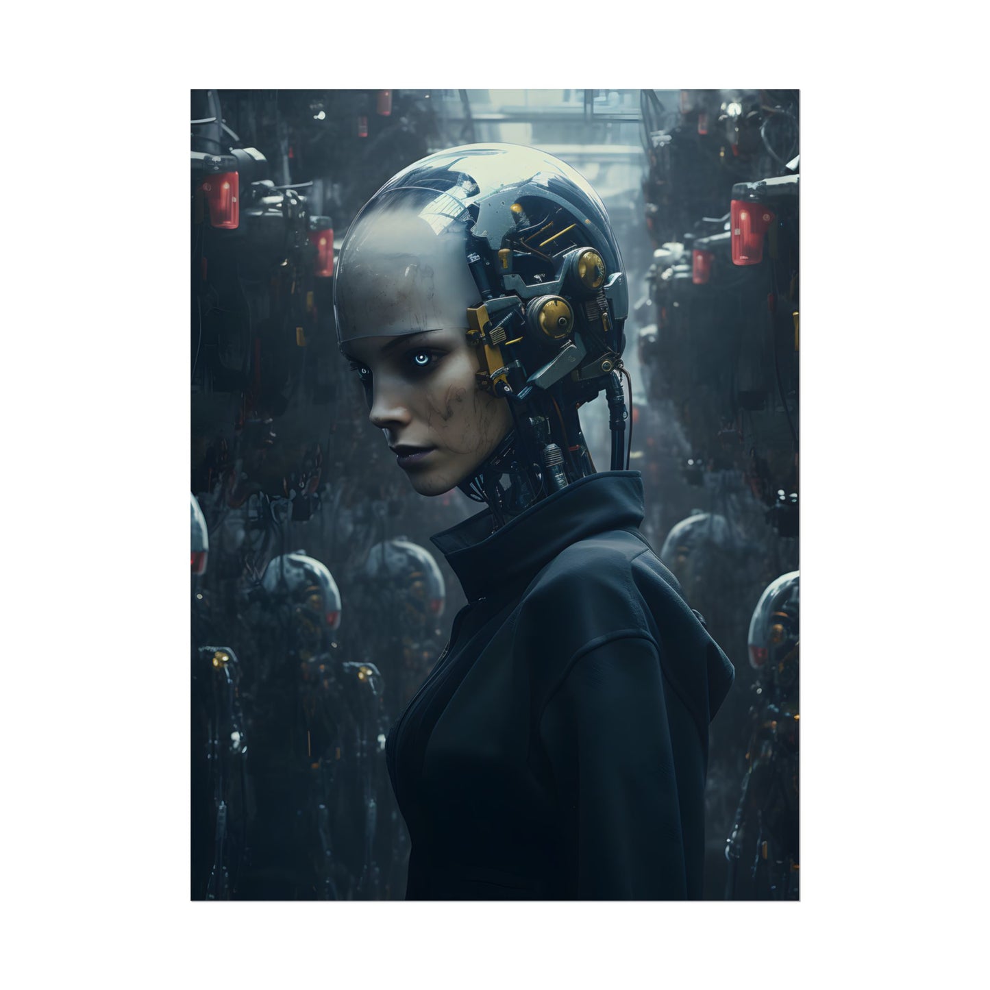 A group of charismatic thieves pull off a daring robotic art heist - Action - Poster