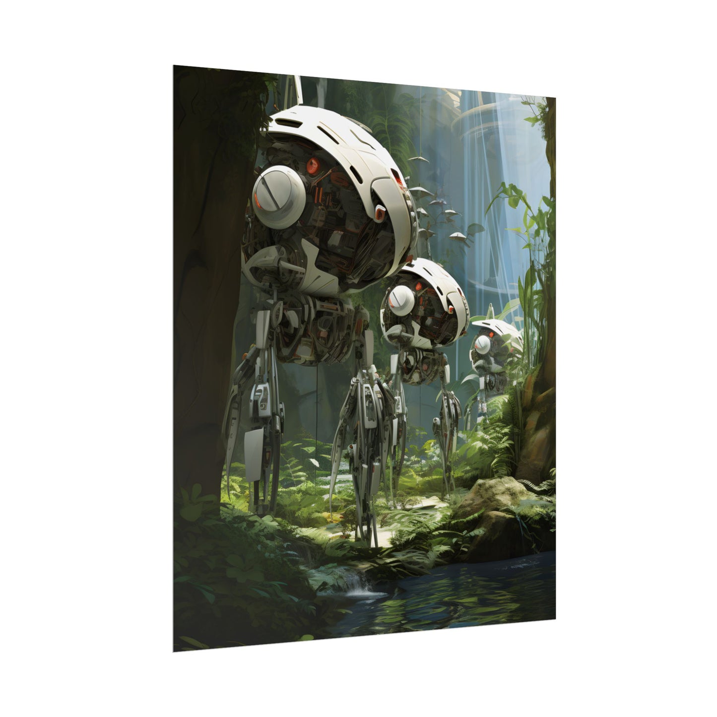 A haven for wildlife, powered by artificial intelligence - Robotic Sanctuary - Poster