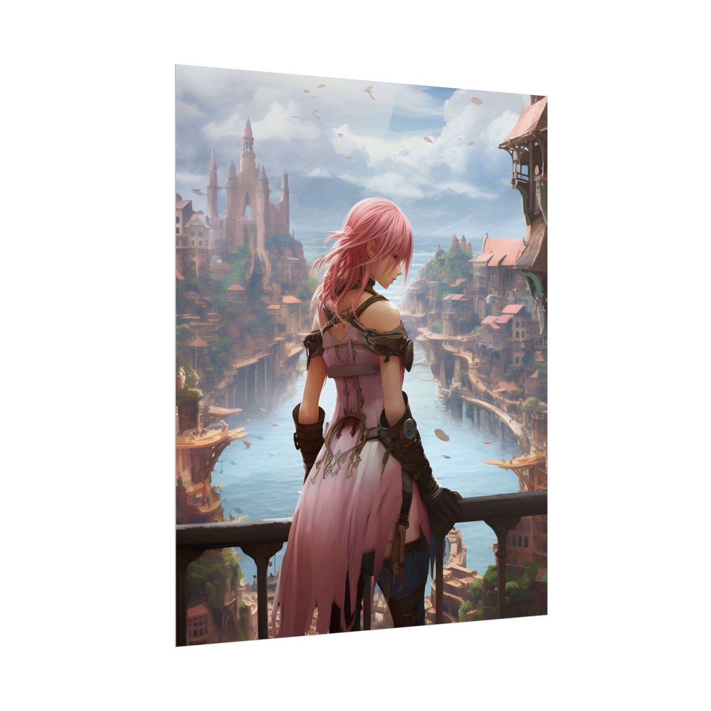 Anime Birds in Flight: Detailed Feathered Friends - Poster