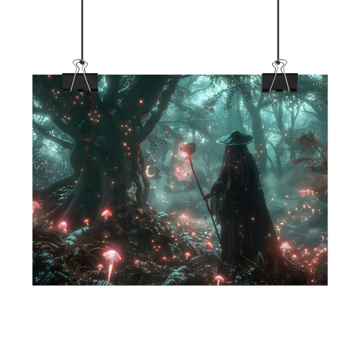 Whispers of Magic in Enchanted Woods: A Mysterious Encounter with the Witch - Poster