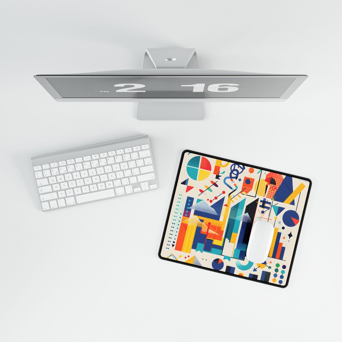 Statistics in Color: Modern Graphic Data - Desk Mat